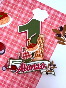 Little Chef – Italian birthday cake topper