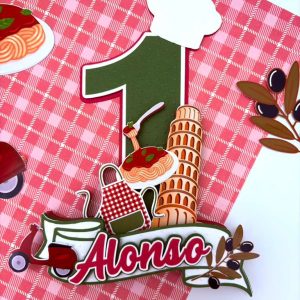 Little Chef – Italian birthday cake topper
