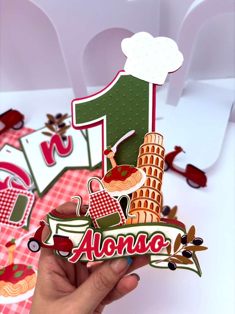 Little Chef β Italian birthday cake topper Little Chef β Italian birthday cake topper