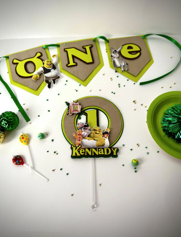 3D Shrek Cake Topper | Shrek Happy Birthday Cake topper 3D Shrek Cake Topper | Shrek Happy Birthday Cake topper