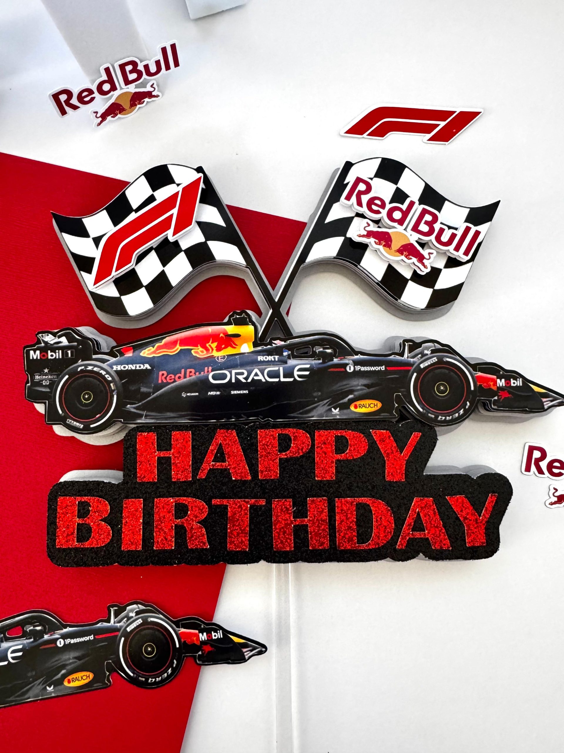 3d red bull cake topper | personalized formula 1 birthday cake decor | red bull f1 birthday decoration 3d red bull cake topper | personalized formula 1 birthday cake decor | red bull f1 birthday decoration