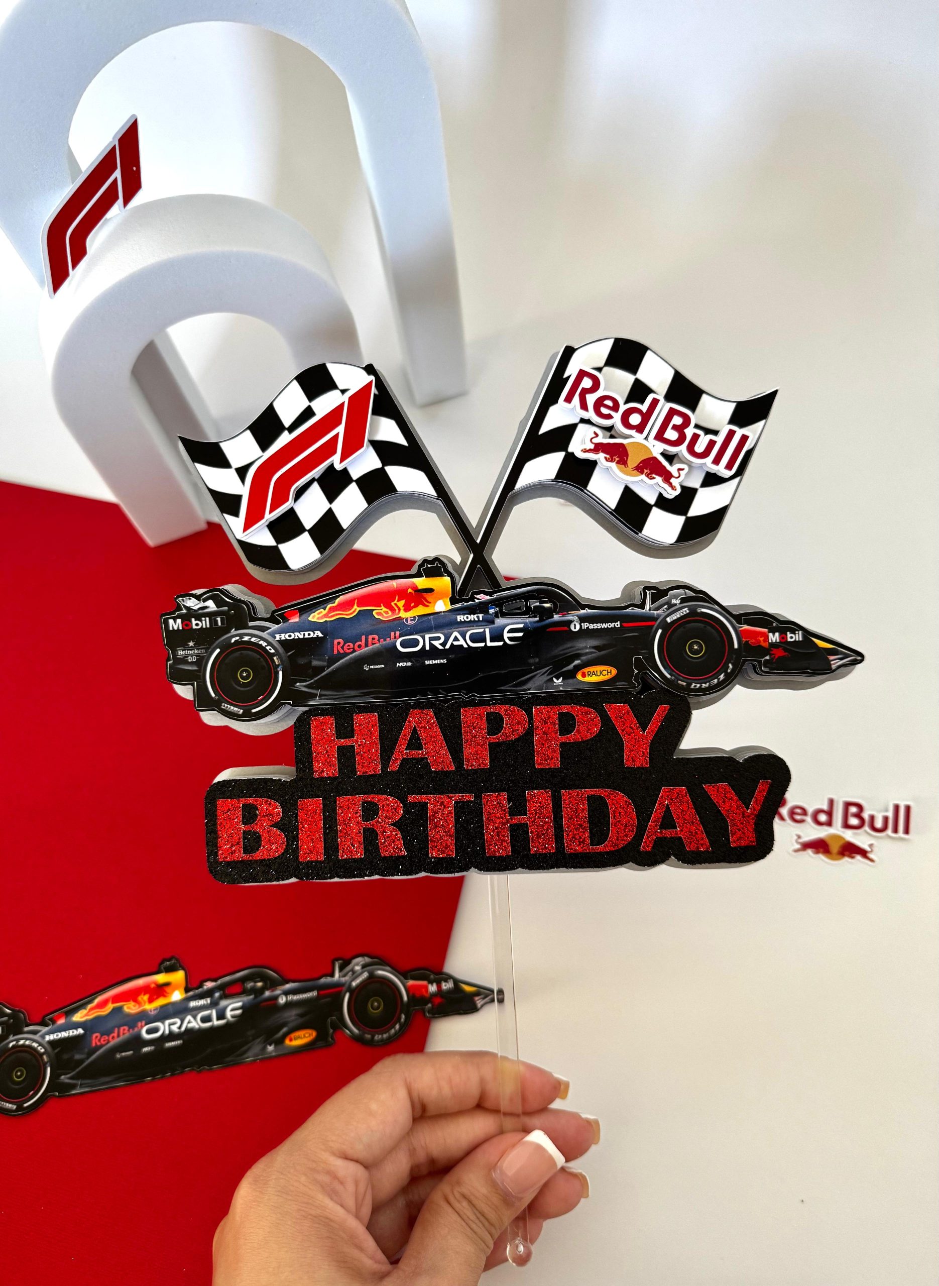 3d red bull cake topper | personalized formula 1 birthday cake decor | red bull f1 birthday decoration 3d red bull cake topper | personalized formula 1 birthday cake decor | red bull f1 birthday decoration